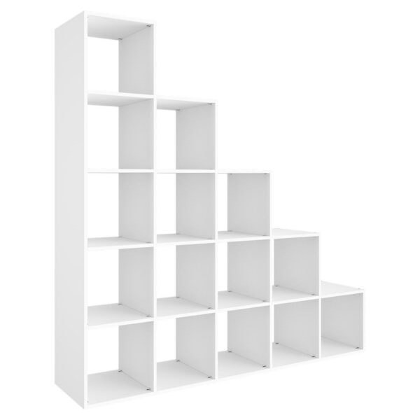 Lugna Cube Shelving Unit Stepped 5-4-3-2-1