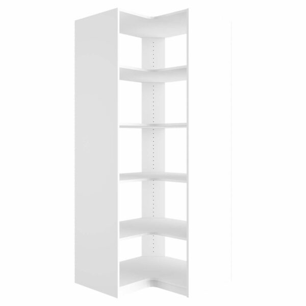 Lugna corner cabinet built-in pack 1850H x 800W x 450D with shelves