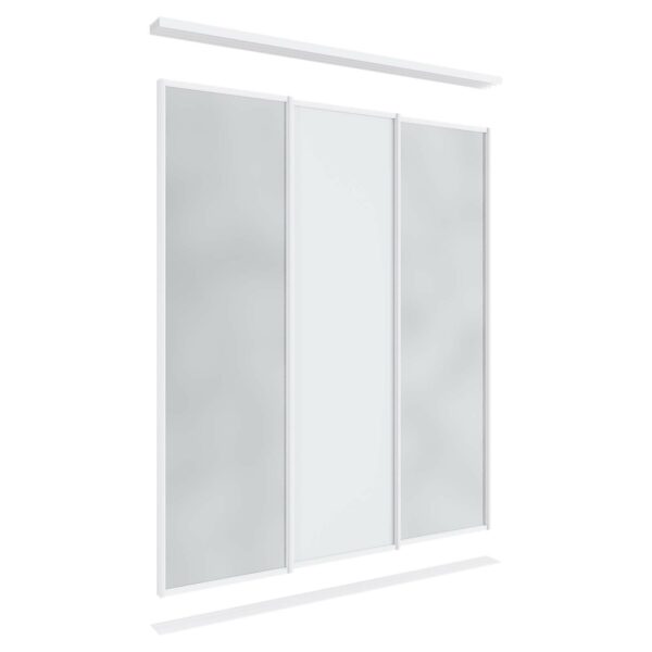 Lugna 3 Sliding Door Package - 2 Mirror 1 Melamine