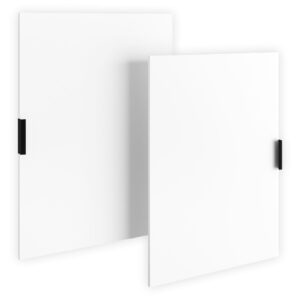 Lugna left hand door 2045H x 450W x 16D in white